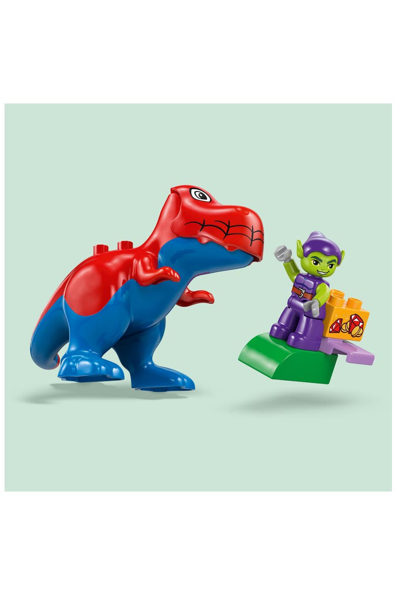 2+ Dinosaur Spidey-Rex vs. Green Goblin Building Set - 10463, Alternate, color, MULTI