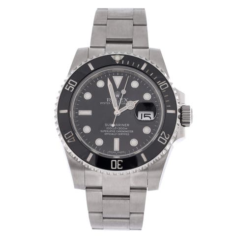 Oyster Perpetual Submariner Date Automatic Watch Stainless Steel and Cerachrom 40