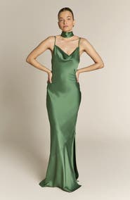 Rewritten Pollenca Cowl Neck Dress