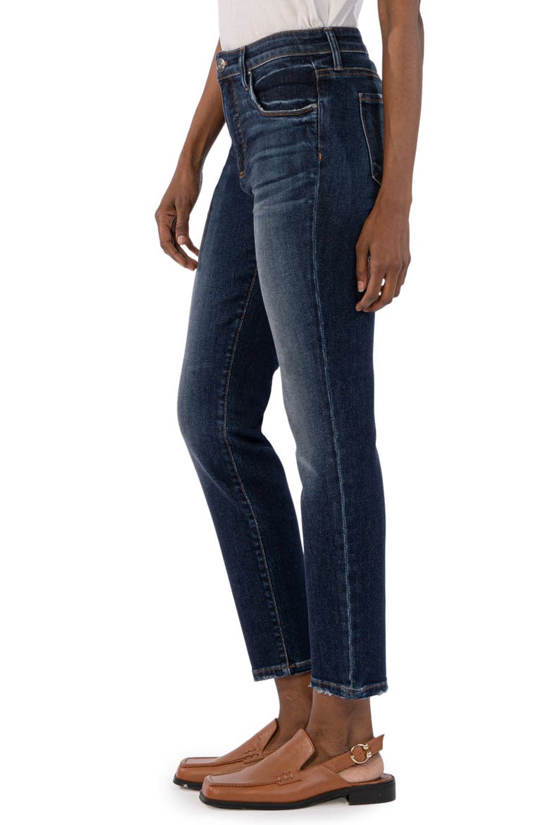 Reese Fab Ab High Waist Ankle Slim Straight Leg Jeans, Alternate, color, ENCHANTMENT W/D
