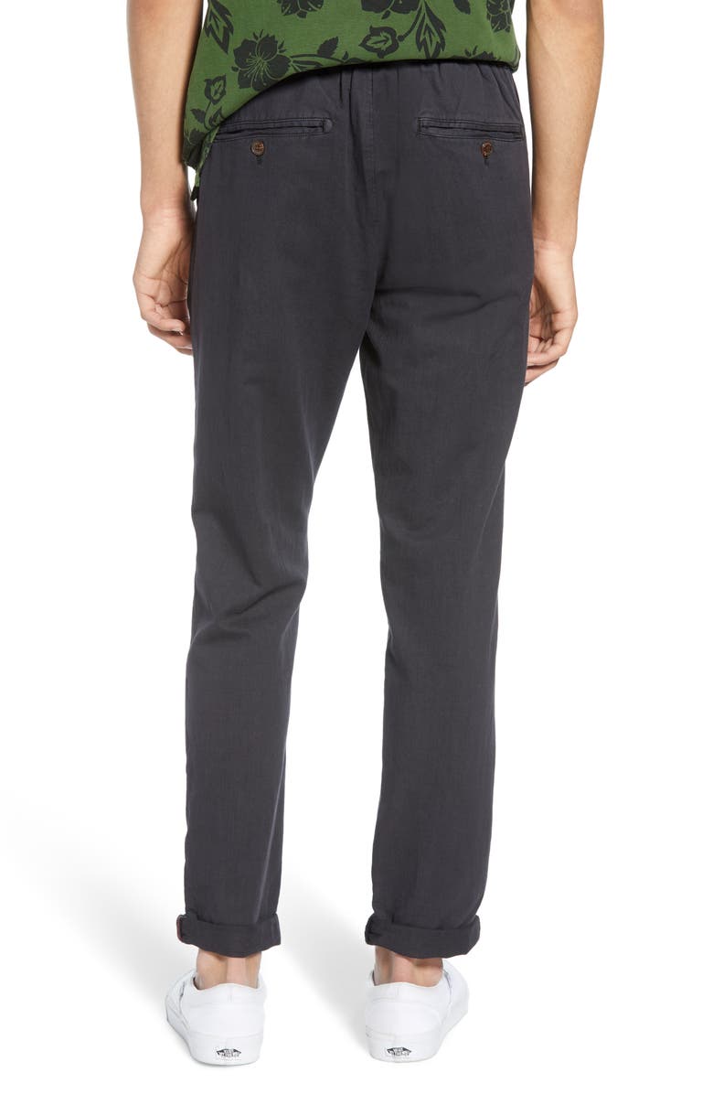 Scotch & Soda Warren Relaxed Fit Cotton & Linen Pants, Alternate, color,
