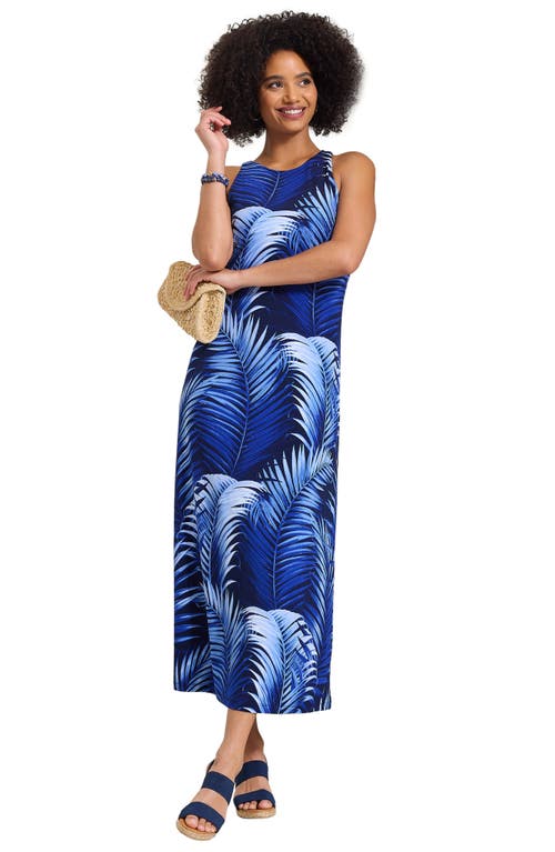 Tommy Bahama Jasmina Leaf Of Lux Sleeveless Maxi Dress In Coastline