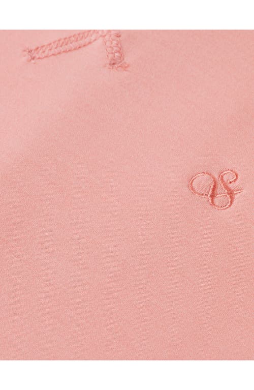 Scotch & Soda Kids' Regular Fit Cotton Crewneck Sweater In Pink