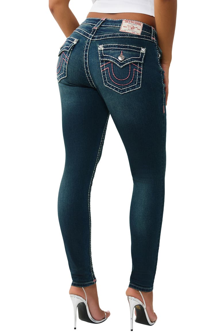 Jennie Skinny Jeans, Alternate, color, DARK WASH