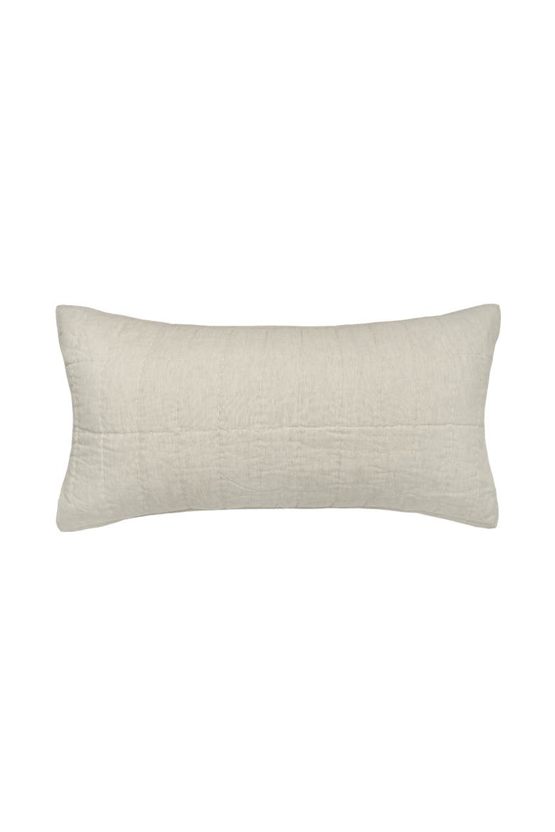 Odine Natural King Pillow Sham, Main, color, Beige