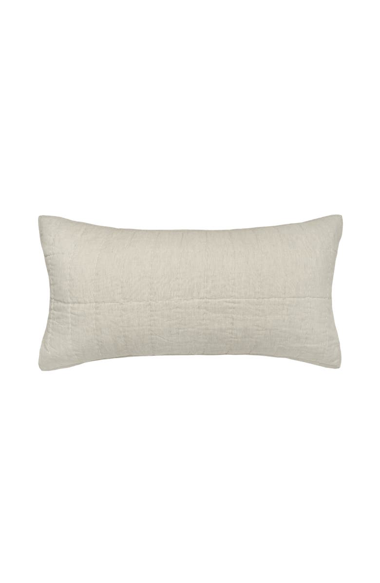 ELISABETH YORK Odine Natural King Pillow Sham, Main, color, Beige