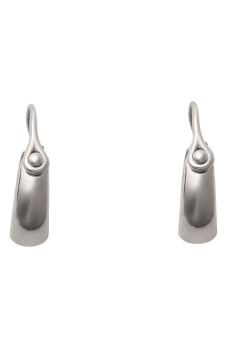 Annika Inez Sway Hoop Earrings, Alternate, color, Silver