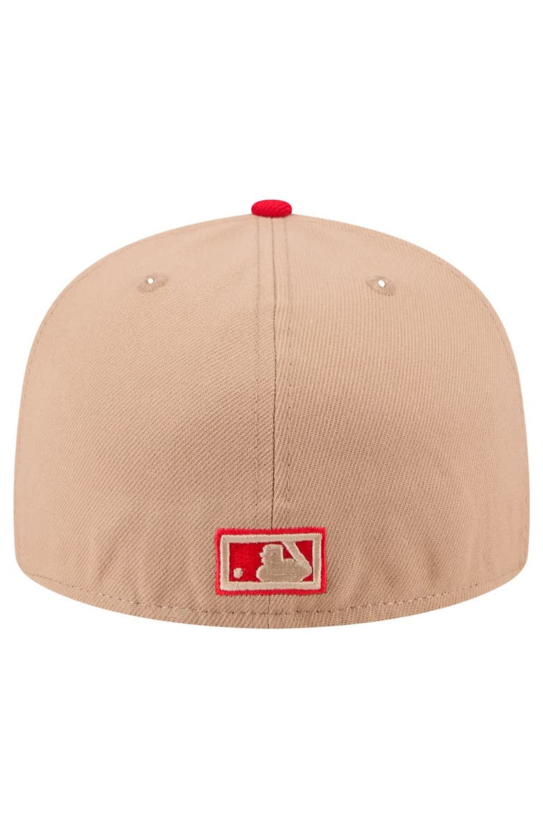 New Era Men's New Era Khaki St. Louis Cardinals 59FIFTY Fitted Hat, Alternate, color, Khaki