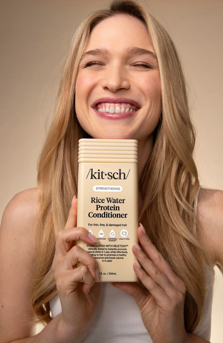 Kitsch Strengthening Rice Water Protein Conditioner, Alternate, color, 