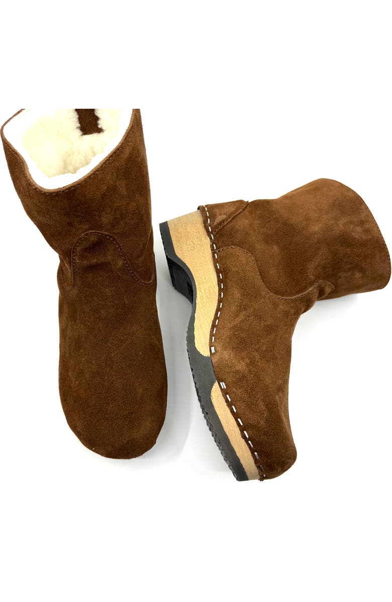 KUNSTEN Holly Genuine Shearling Boot, Alternate, color, Chocolate