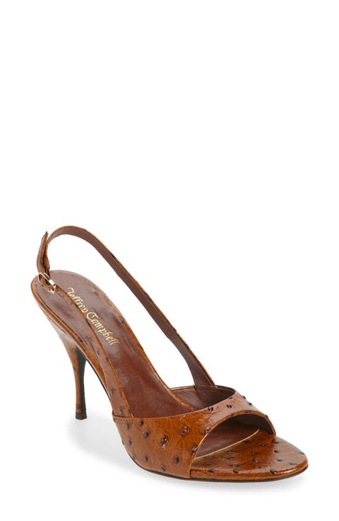 Triomphe Slingback Sandal (Women)
