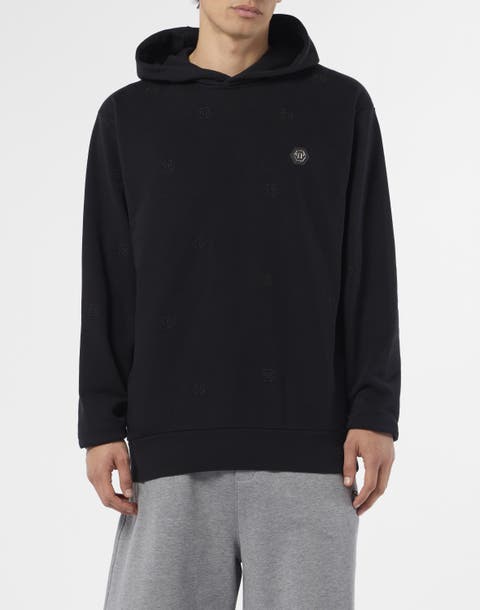 Embroidered Hoodie Sweatshirt Monogram Monogram Men
