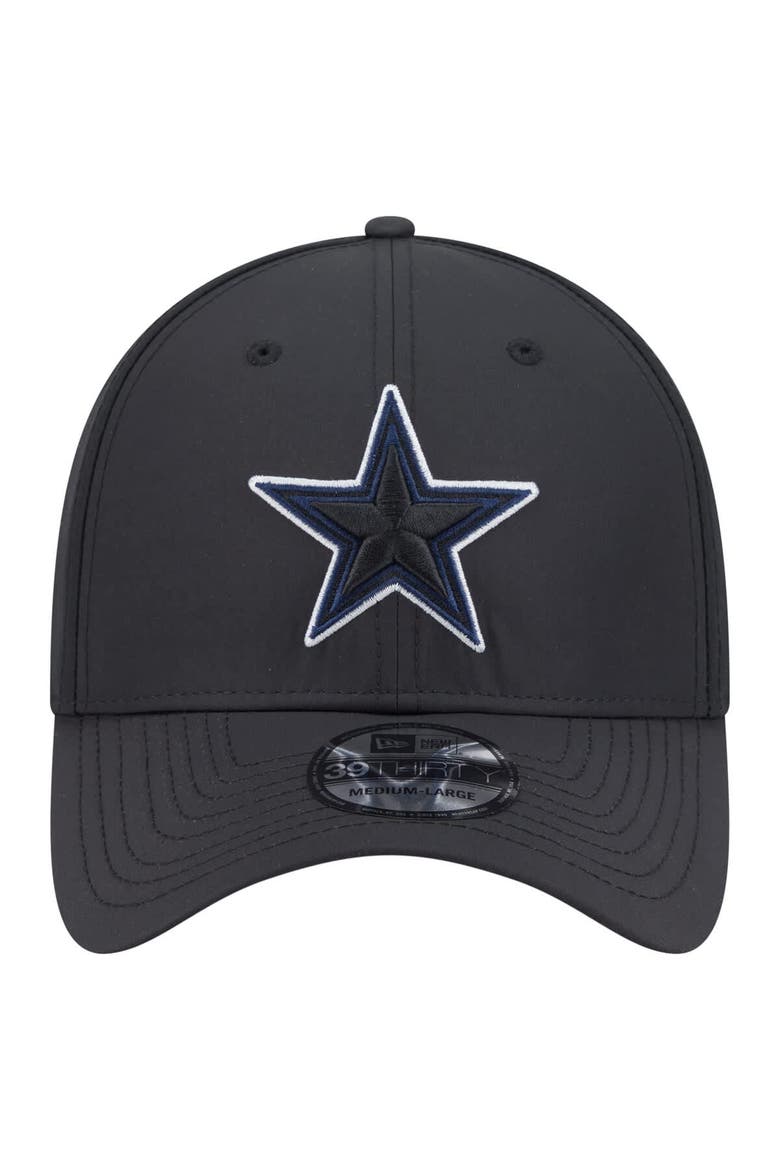 Men's New Era  Black Dallas Cowboys 39THIRTY Flex Hat, Alternate, color, Black
