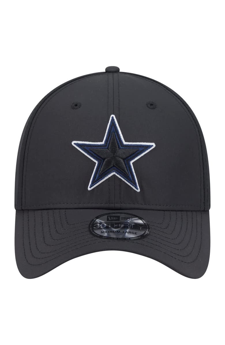 New Era Men's New Era Black Dallas Cowboys 39THIRTY Flex Hat, Alternate, color, Black