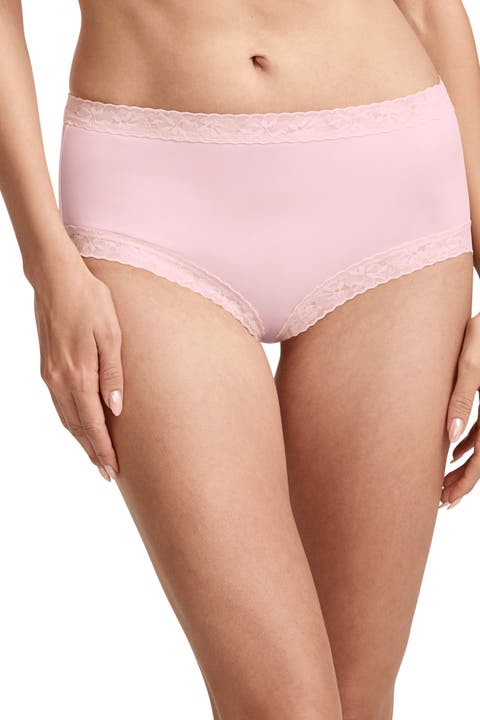Women's Soft Stretch Lace Microfiber Brief