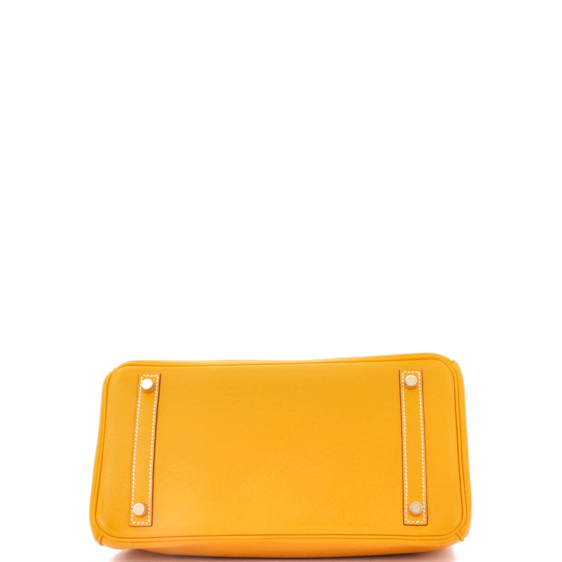 Pre-Owned Hermes Candy Birkin Bag Epsom 30, Alternate, color, Candy - Jaune D
or/Potiron