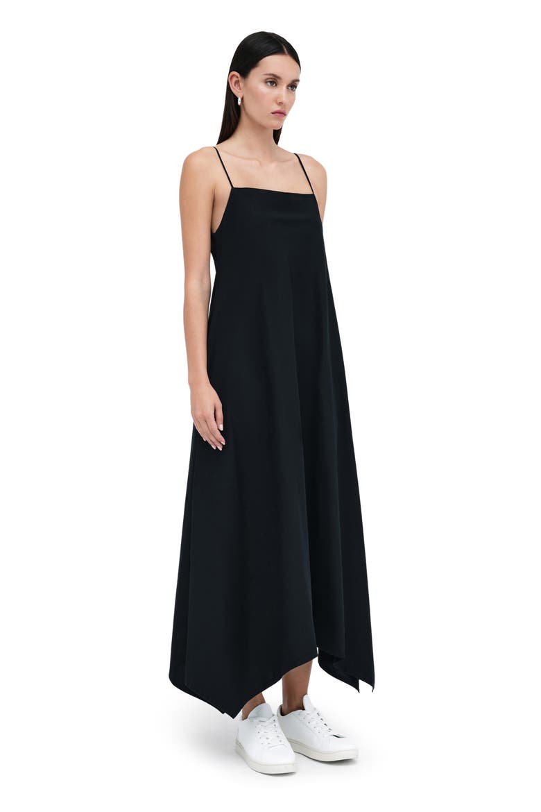 Pelham Cotton Poplin Dress, Alternate, color, BLACK