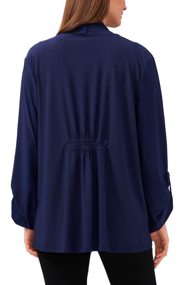 Cut & Sew Cardigan, Alternate, color, NAVY