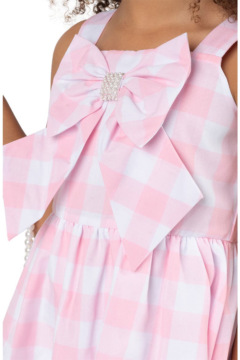 Kids' Check Dress & Bag, Alternate, color, PINK
