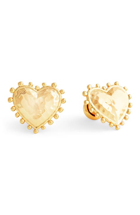 Heart Stud Earrings