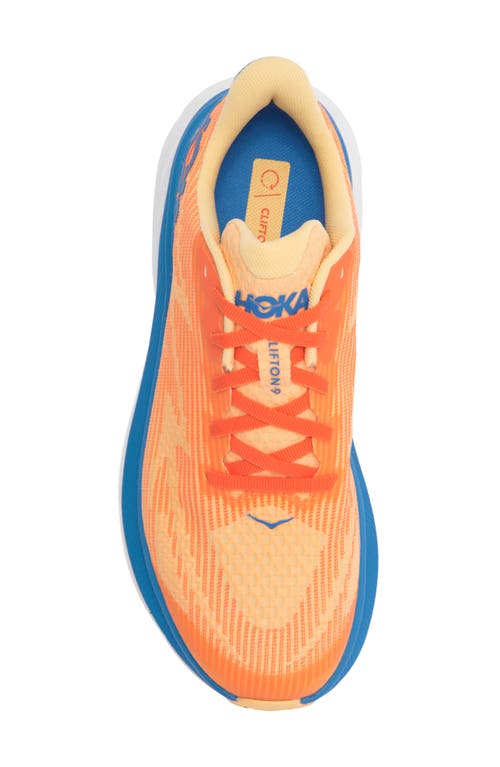 Hoka Kids' Clifton Youth Running Shoe In Orange