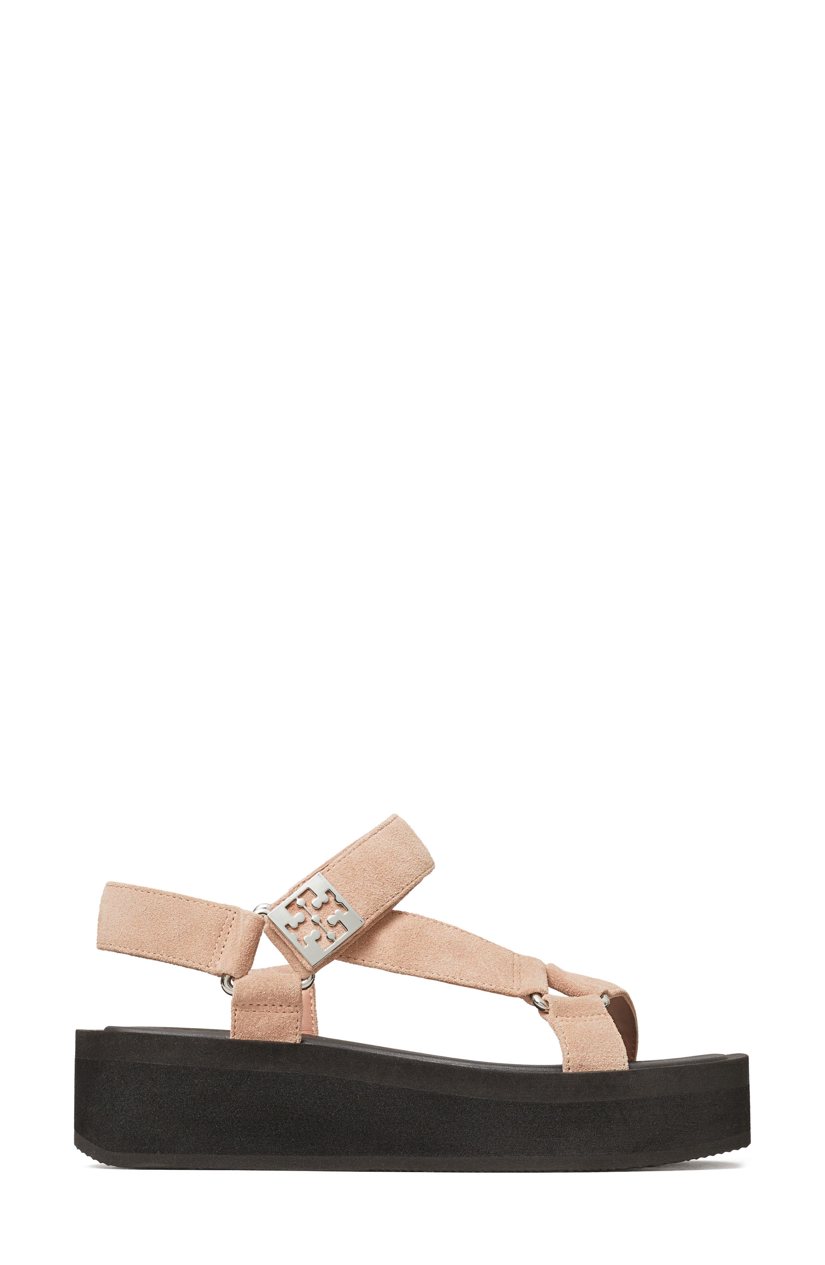Mellow Platform Sandal, Alternate, color, MALVA / PERFECT BLACK / SILVER