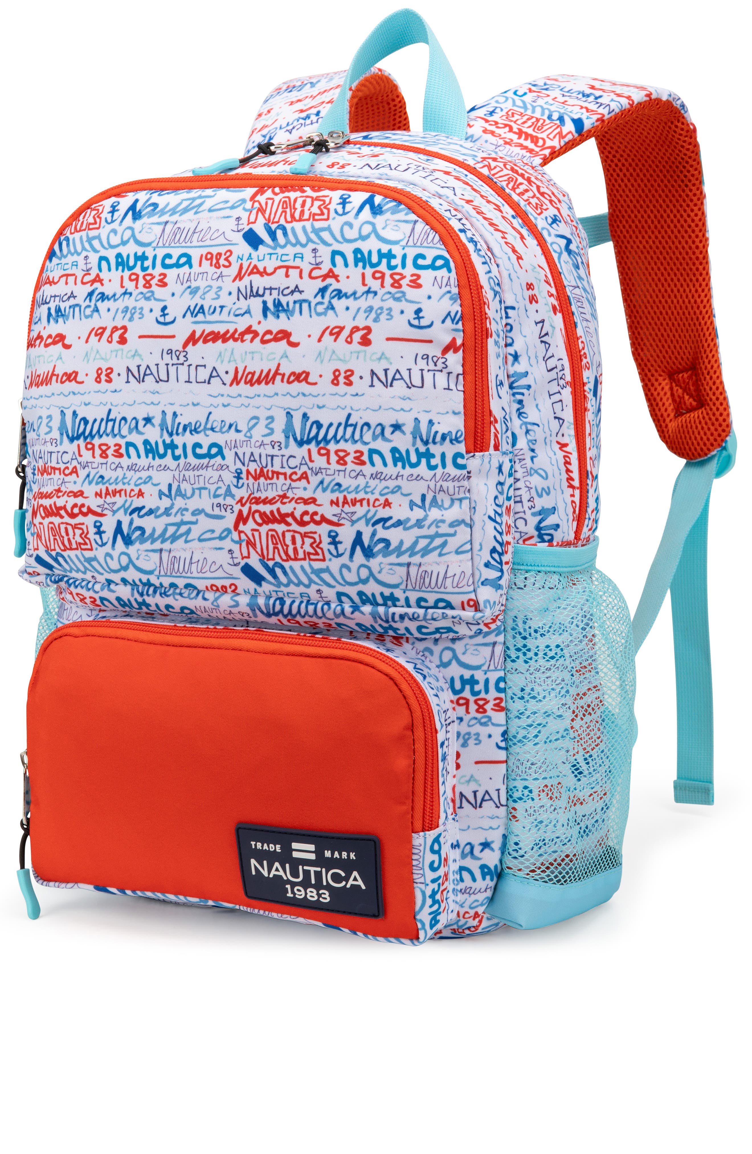Nautica Graffiti 16 Inch Backpack for Kids and Teens, Alternate, color, Graffiti