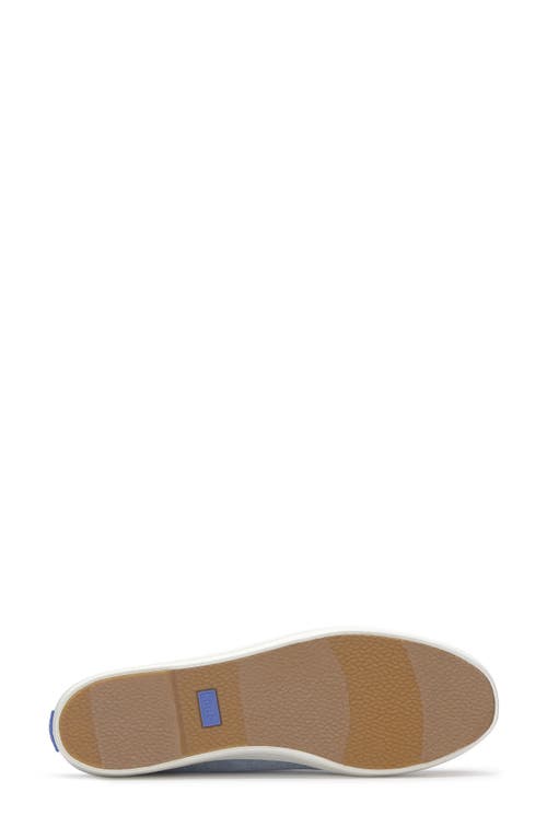 Keds Women's Triple Kick Mule Denim Slip On Canvas Sneakers In Light Blue