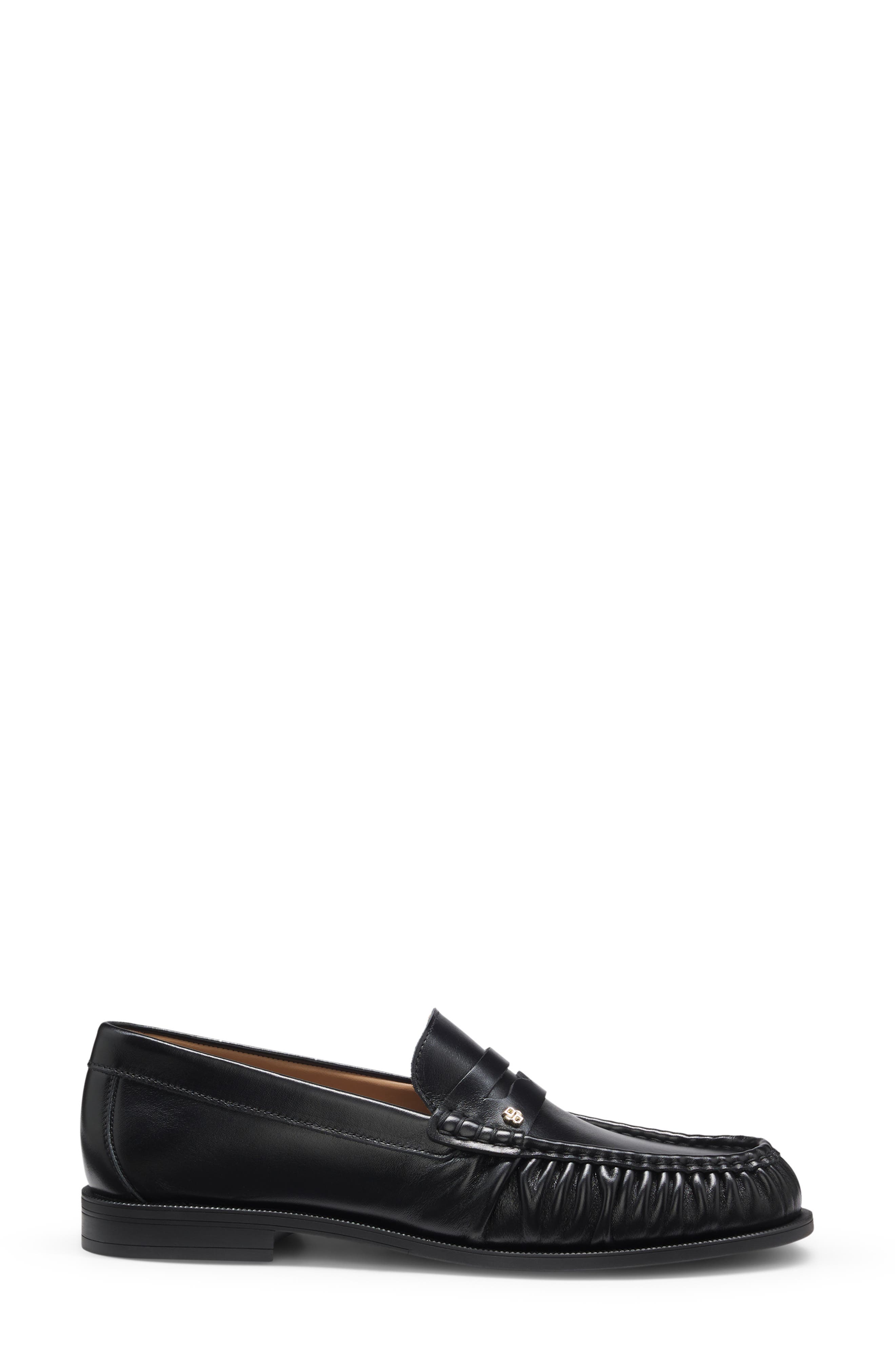 Lycia Penny Loafer, Alternate, color, BLACK