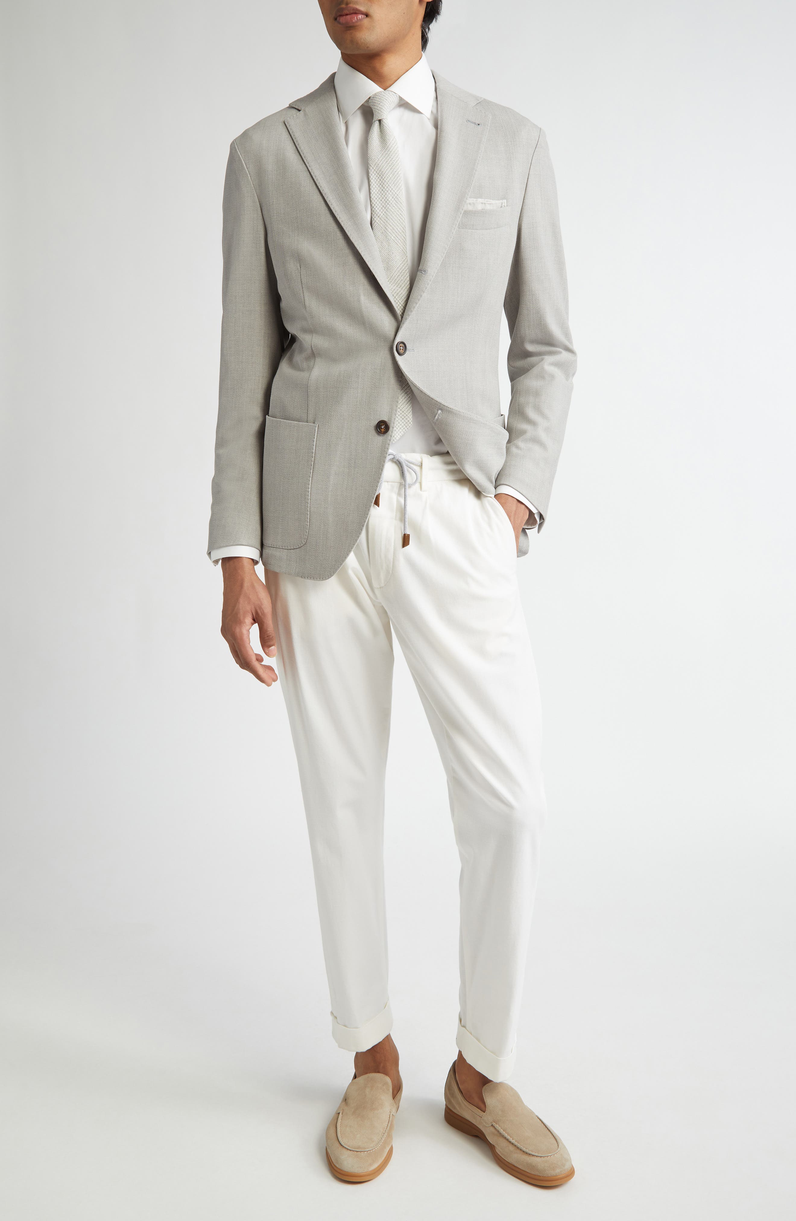Single Breasted Stretch Wool Sport Coat - image 2