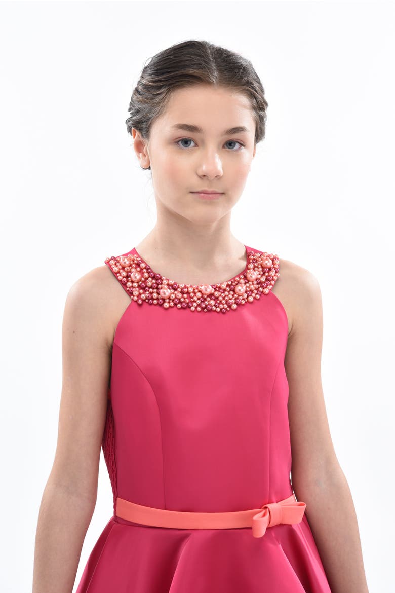 Cardona Dress, Alternate, color, Fuchsia