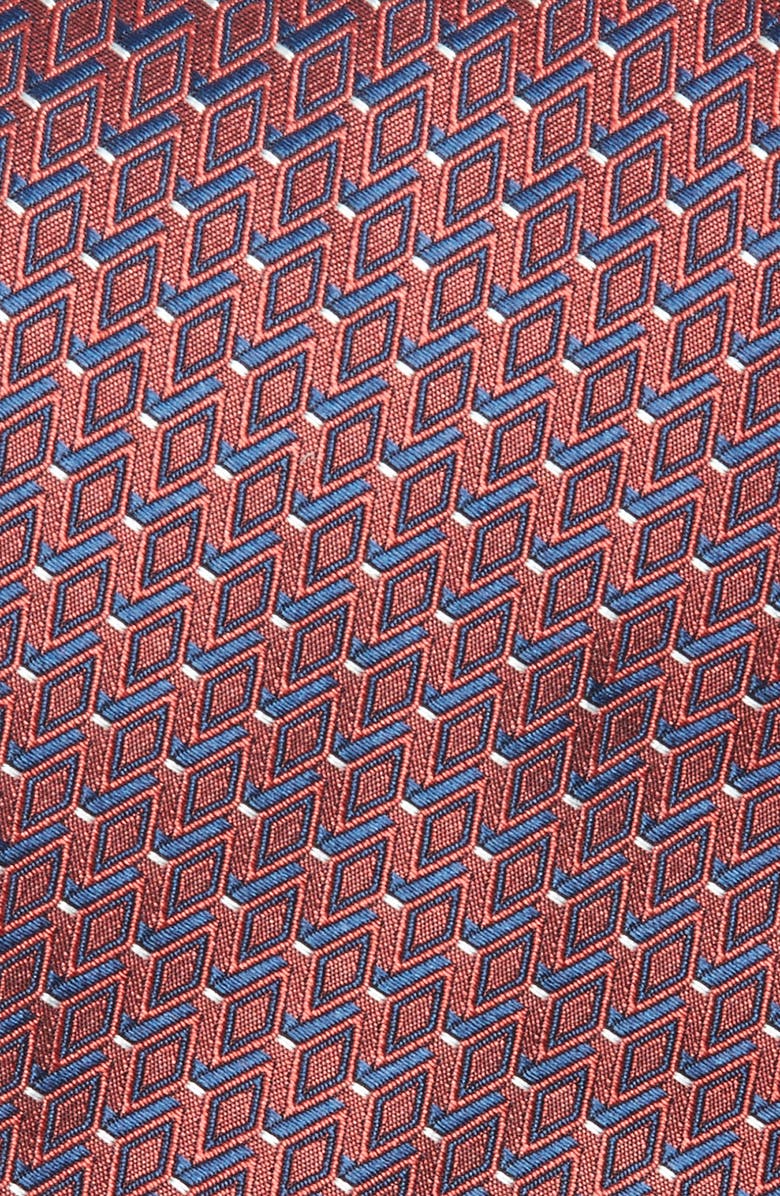 Canali Micro Fancy Geo Silk Tie, Alternate, color,
