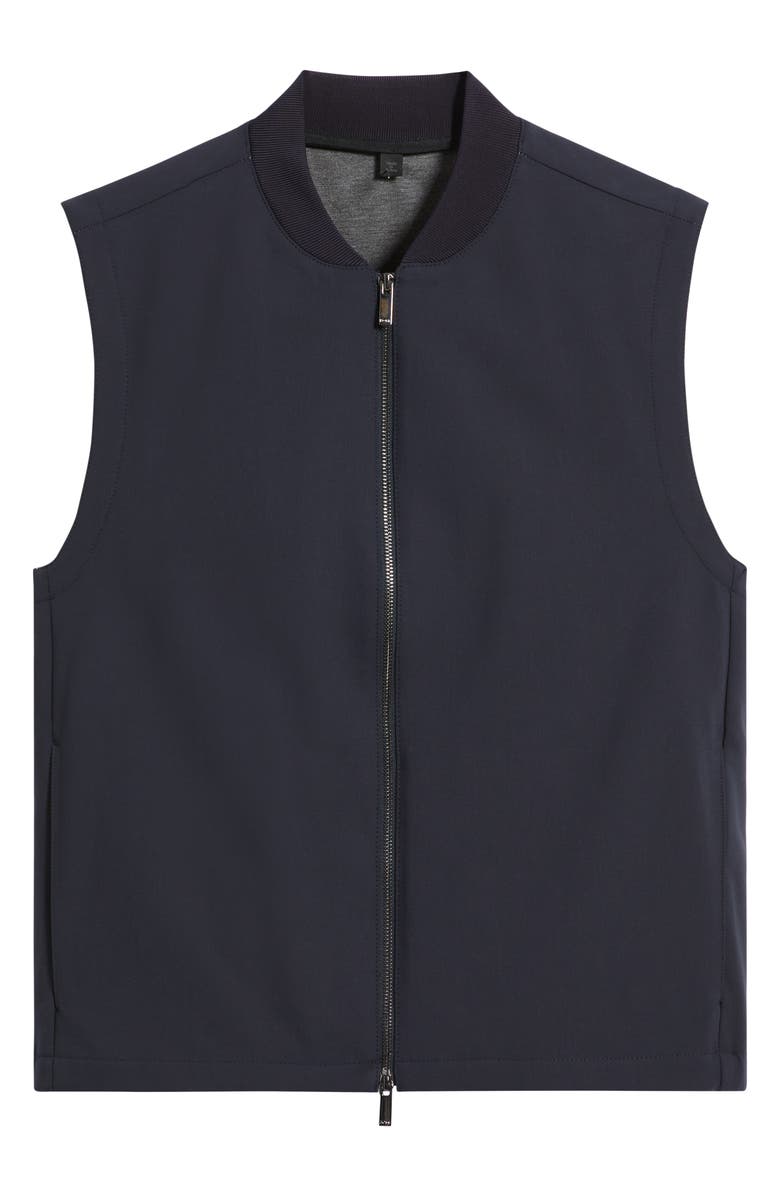 BOSS Hanry Zip Vest, Alternate, color, Dark Blue