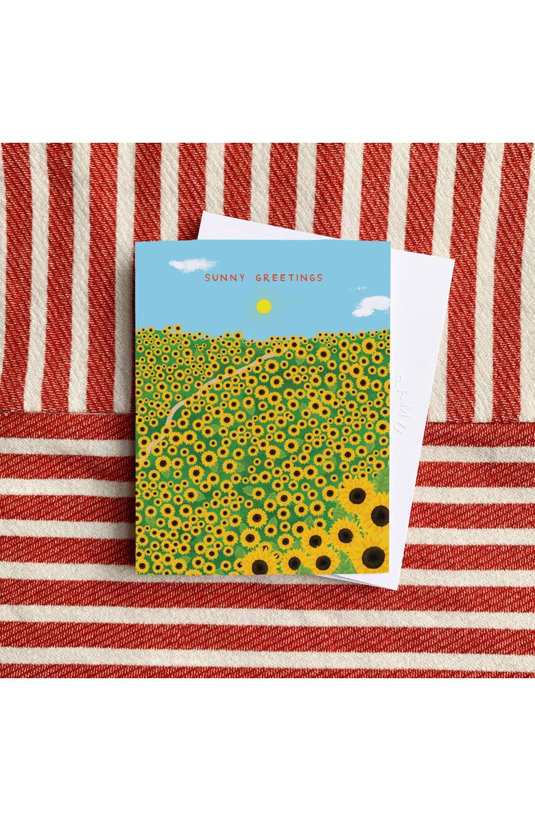Ramus & Co Everyday Greeting Card Pack (3ct) "Sunny Greetings Sunflowers", Alternate, color, Multi-Pack