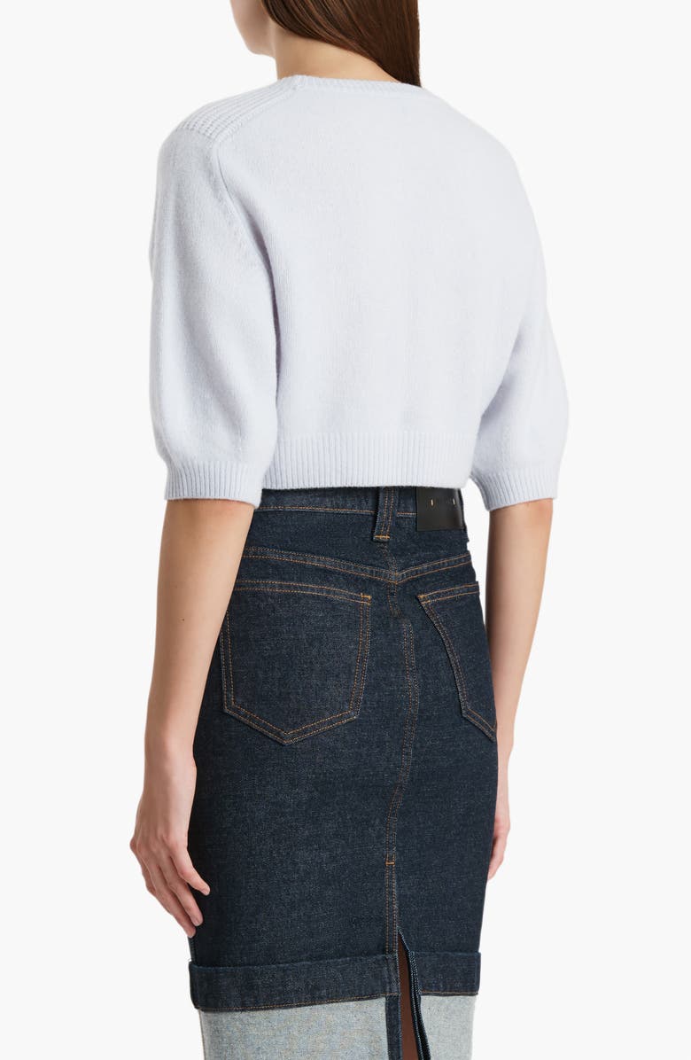 Khaite Lorelai Wool & Cashmere Blend Sweater, Alternate, color, Ice Blue