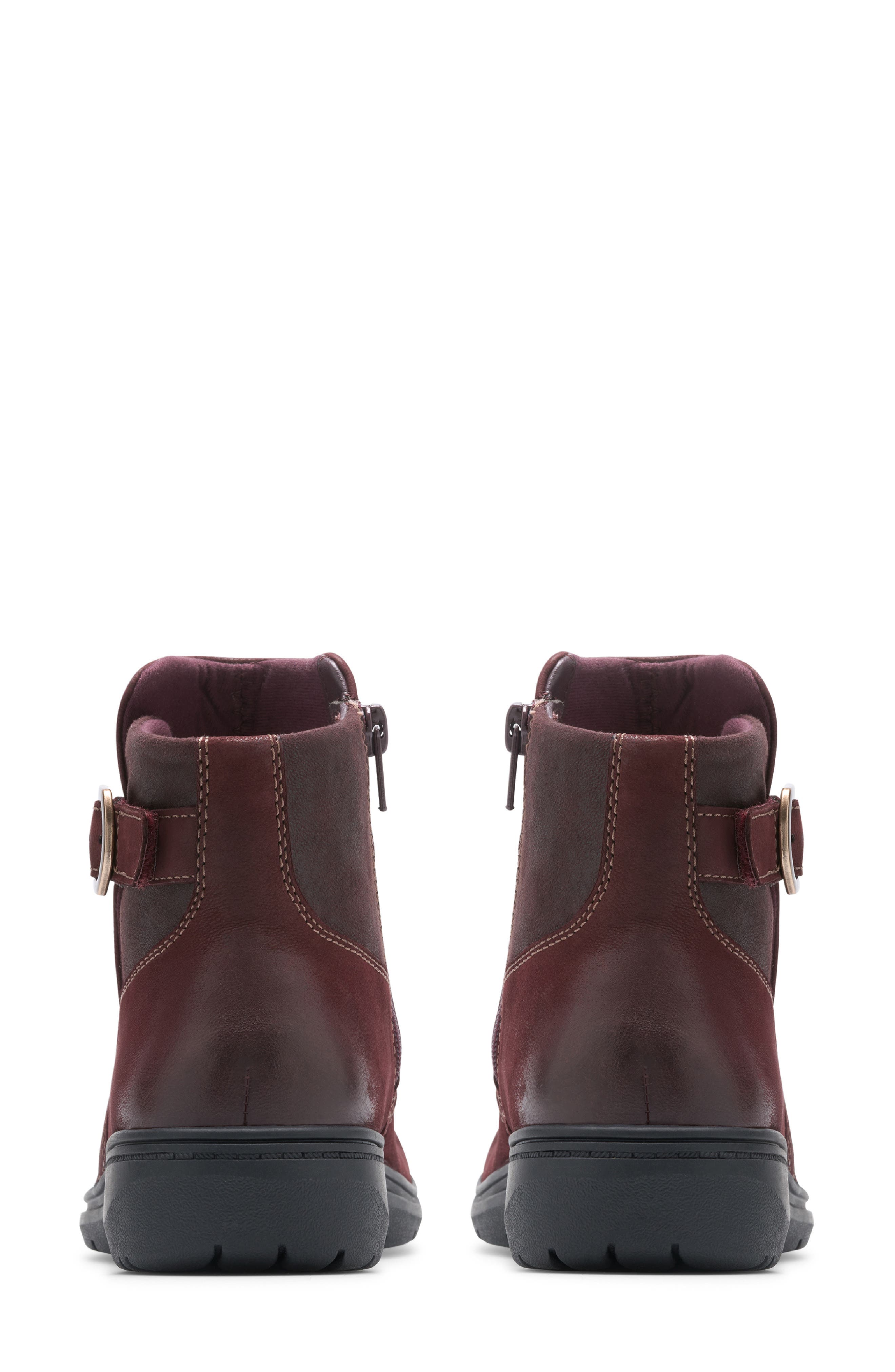 Carleigh Angie Short Boot - Wide Width Available, Alternate, color, MERLOT COMBO