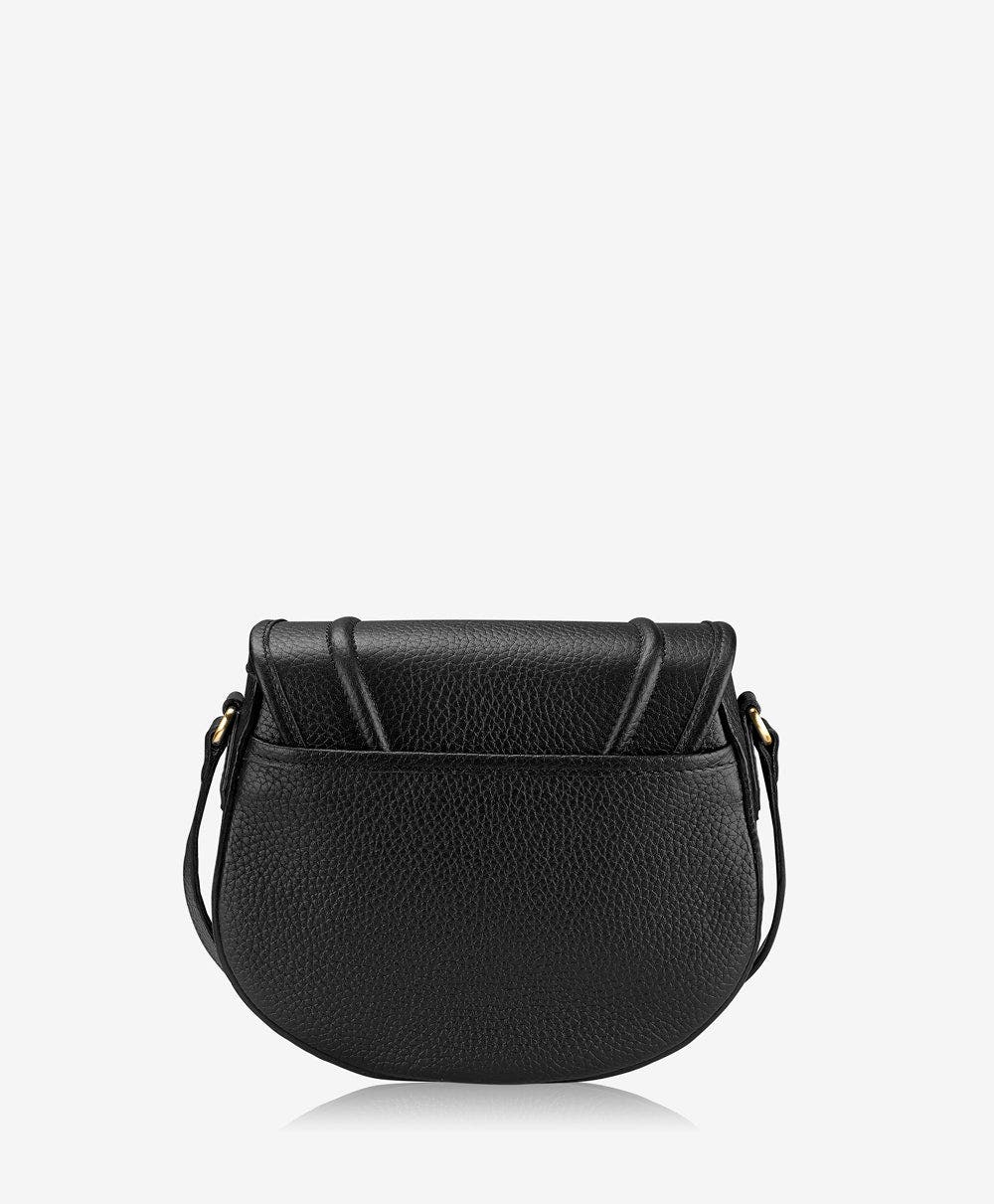 GiGi New York JENNI SADDLE BAG, Alternate, color, Black
