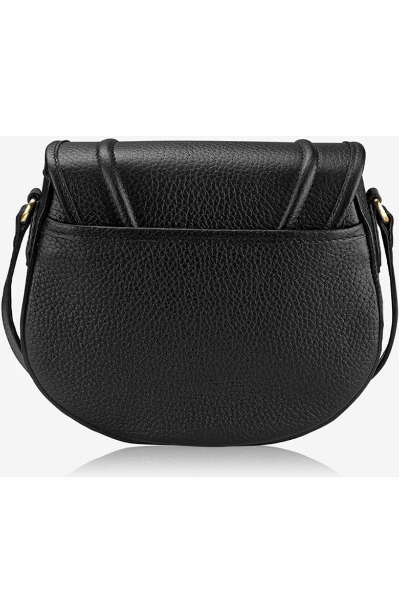 GiGi New York JENNI SADDLE BAG, Alternate, color, Black