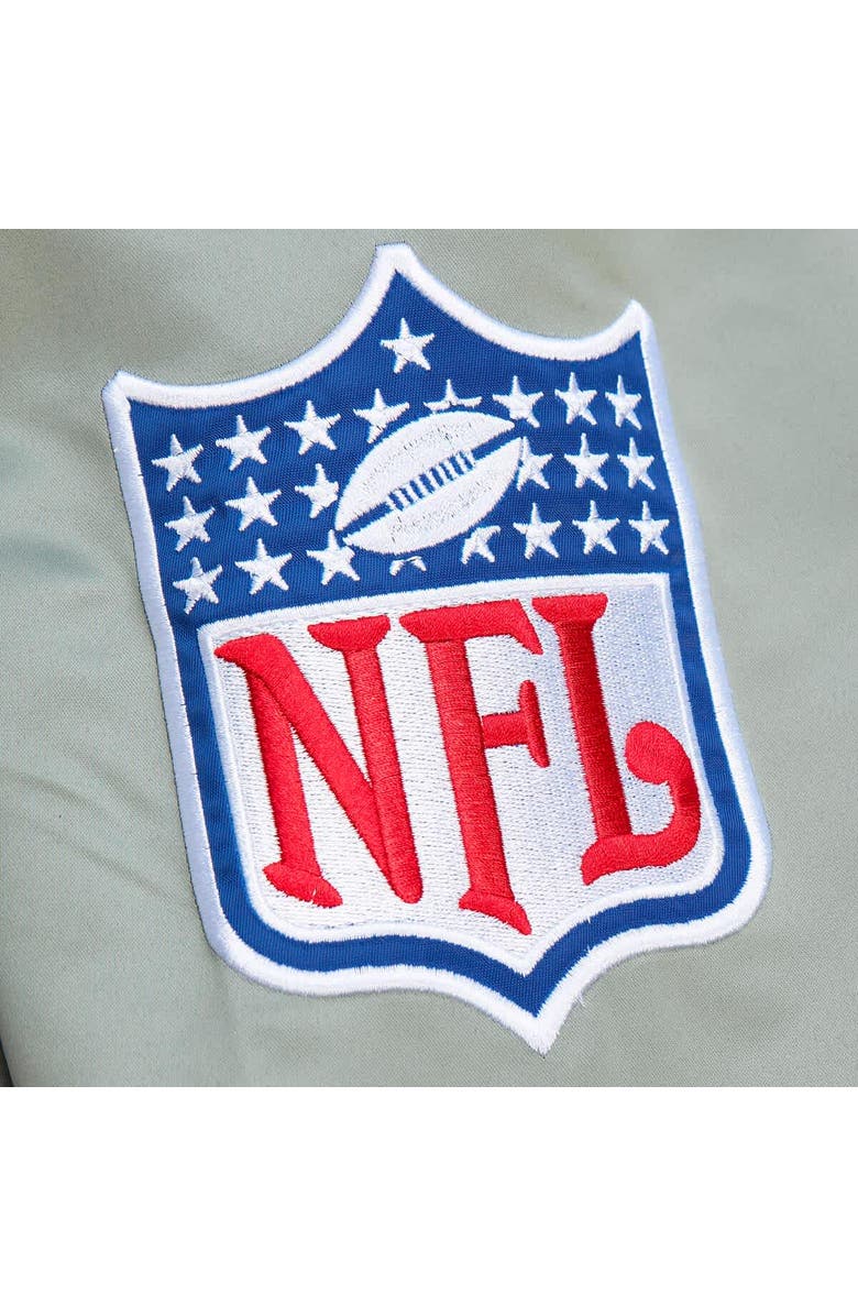 Mitchell & Ness Men's Mitchell & Ness Deion Sanders Navy Dallas Cowboys Retired Player Graphic Full-Zip Satin Jacket, Alternate, color, Navy