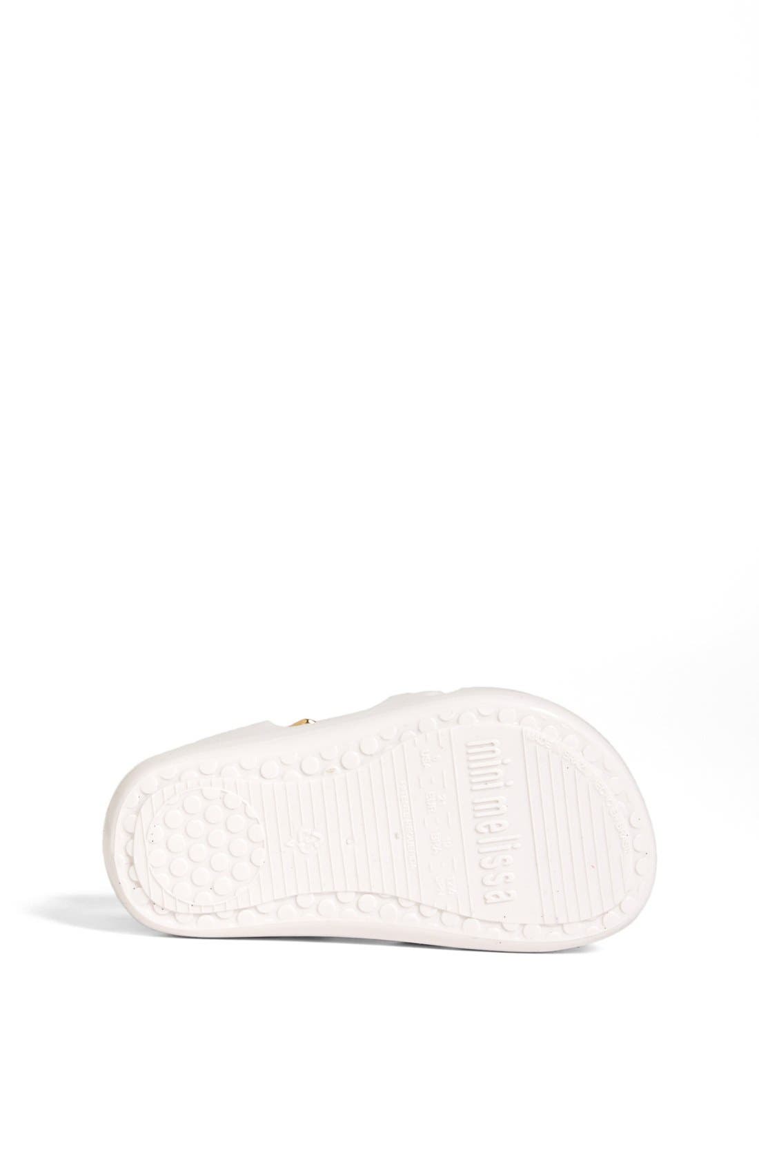 'Aranha - Minnie Mouse®' Sandal, Alternate, color, WHITE/ RED