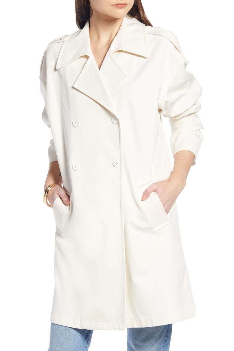 Easy Oversize Trench (Nordstrom Exclusive), Alternate, color, PINK SEA SALT