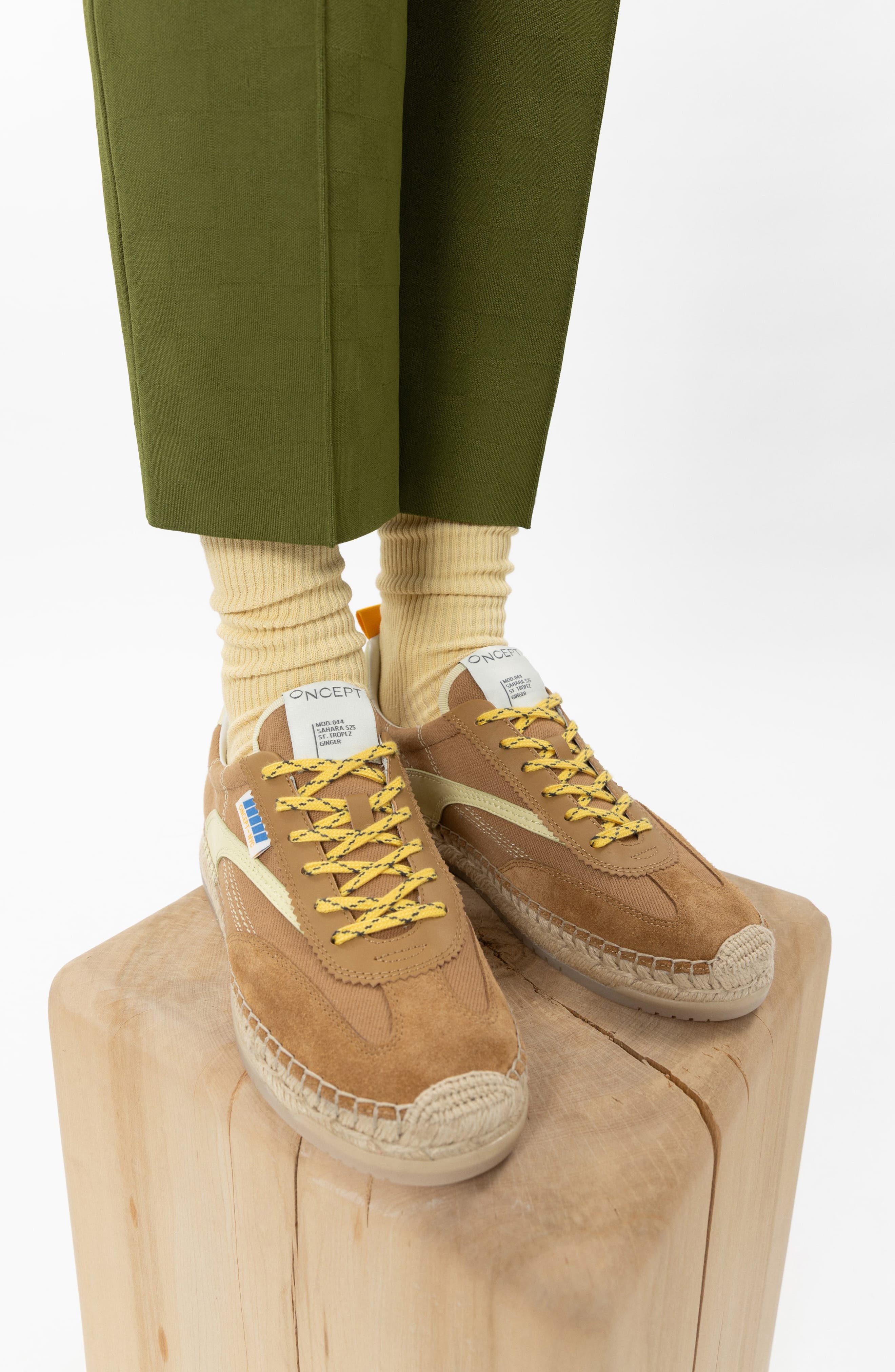 St. Tropez Espadrille Sneaker, Alternate, color, GINGER