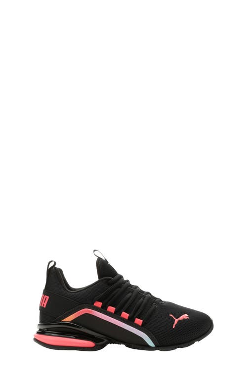 Puma Kids' Axelion Mesh Fade Sneaker In Black