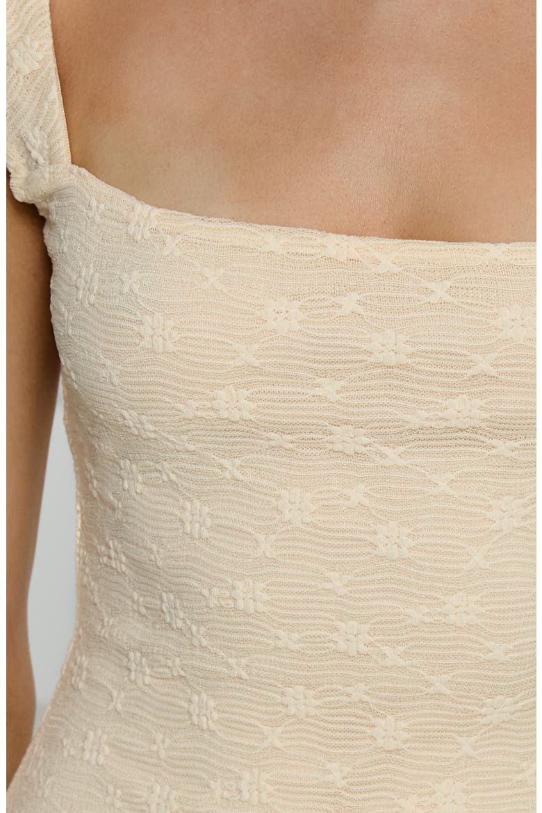 Lanchester Floral Embroidered Minidress, Alternate, color, BUTTER YELLOW