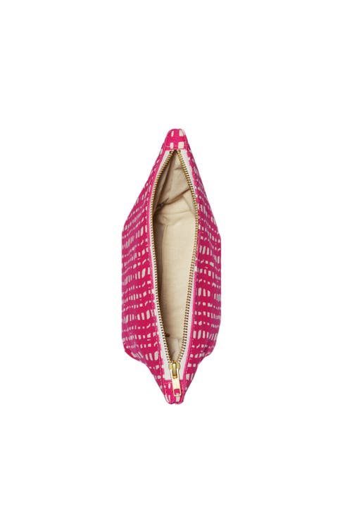 Dance Happy Ivy Cosmetic Bag In Rose