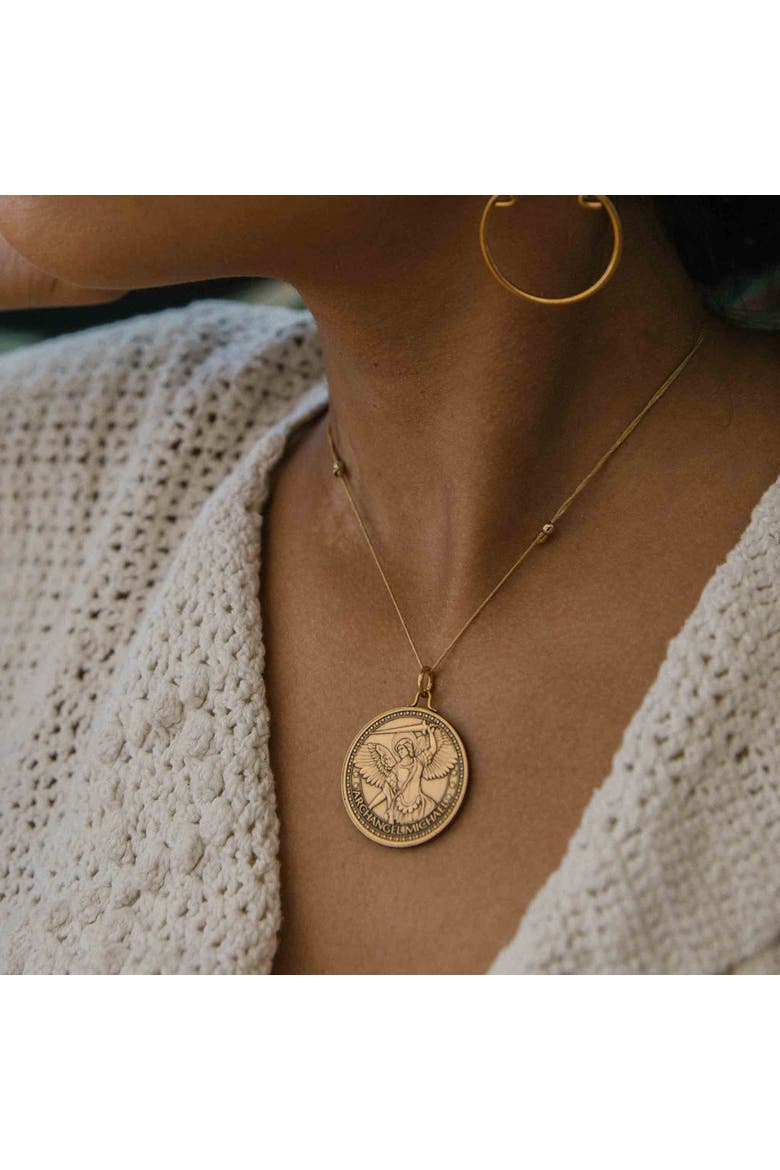Better Together Mary/Michael Expandable Necklace, Alternate, color, Gold