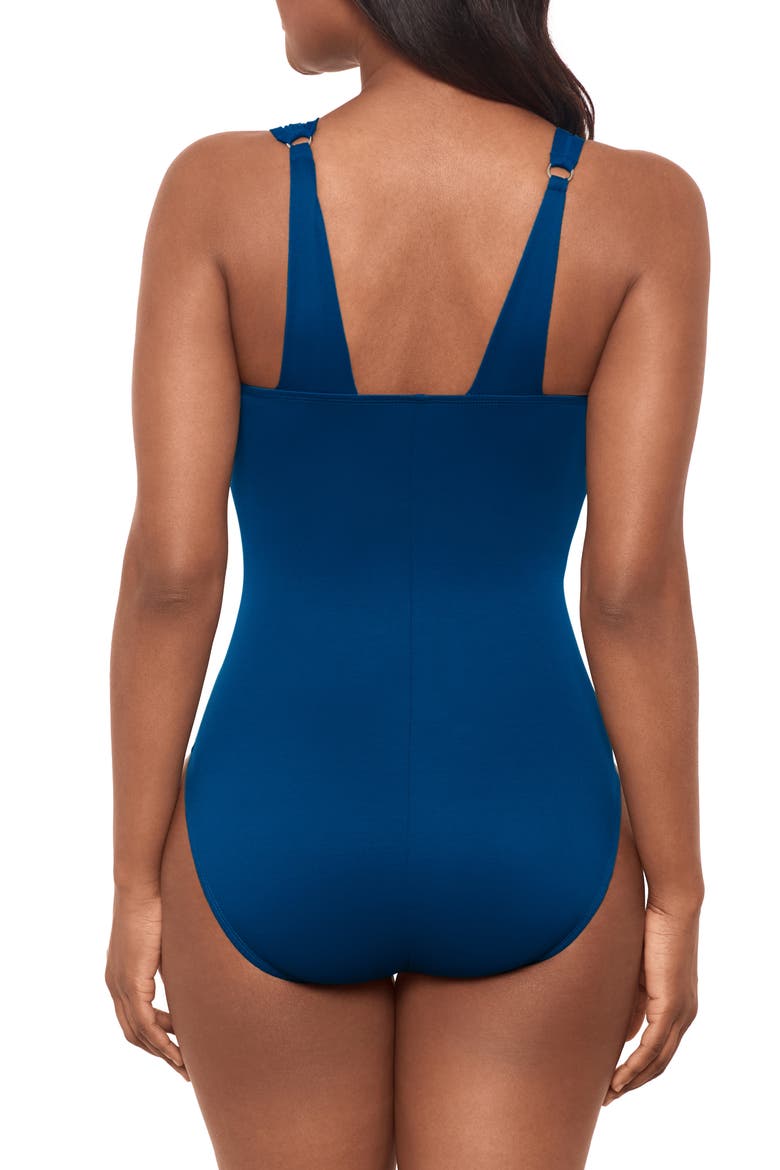 Illusionist Azura Underwire One-Piece Swimsuit, Alternate, color, TWILIGHT
