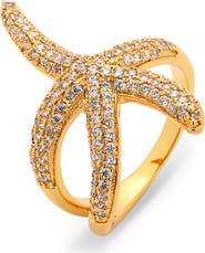 EYE CANDY LOS ANGELES Amie Starfish Statement Ring