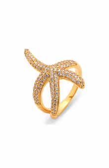 EYE CANDY LOS ANGELES Amie Starfish Statement Ring