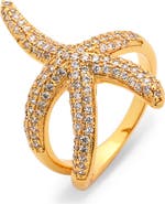 EYE CANDY LOS ANGELES Amie Starfish Statement Ring